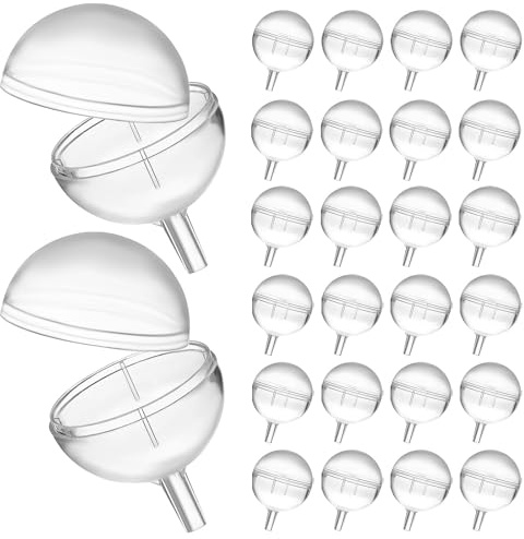 Garneck 80 Stück Schokoladenbecher Transparent aus Acryl Pralinenhalter für Blumensträuße Süßigkeitenstrauß Selbstgemacht Zubehör Stabil und Glatt für Hochzeit und Geschenk