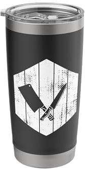 Knife and Cleaver Butcher Stainless Steel Insulated Tumbler