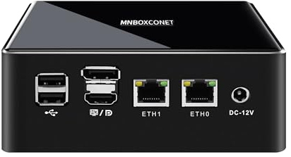 MNBOXCONET Mini PC Twin Lake N350(8C/8T) CPU, DDR5 Barebone, M.2 M Key SATA/NVME SSD, 2 x i226V 2.5GB LAN, 2 x USB3.2 Gen2(10Gbps), Triple 4K Display, WiFi/BT for Business and Home Cinema