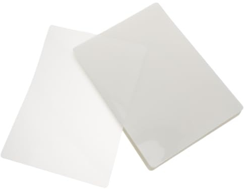 KICHOUSE 100 St Transparent Laminering Film för Foto och Dokument Självhäftande Skyddsplast för Id och Kontorsanvändning