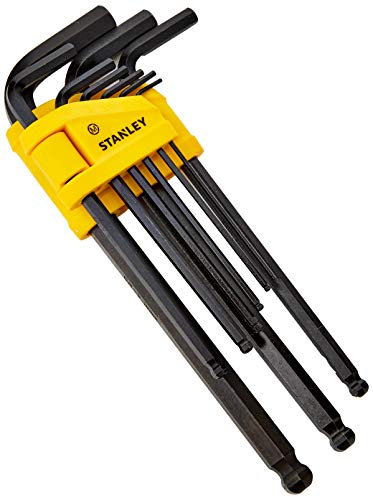 STANLEY 0-69-256 Set di 9 Chiavi per Valvole a Sfera 1,5-10 mm
