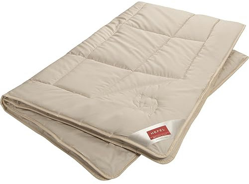 HEFEL Pure Camel Ganzjahres Bettdecke, 100% Camelhaar (200 cm x 200 cm)