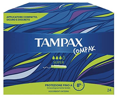 Tampax Compak Super X24 – Zapfen mit Applikator