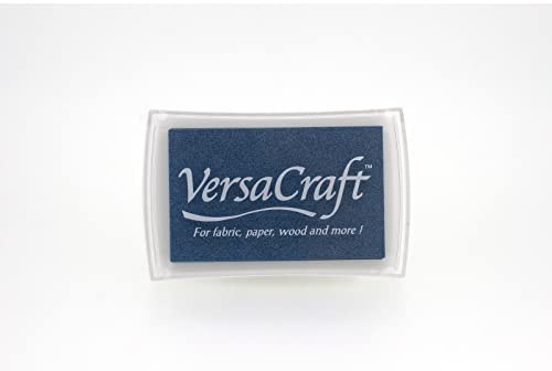 Tsukineko VK158 Versa-Craft Stempelkissen, Synthetic Material, Sky Mist, 9.5 x 6.3 x 1.9 cm
