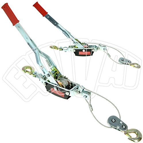 PARANCO MANUALE 2000 KG TIRAFILO ALZA TIRA CAVO ORIZZONTALE ARGANO VERRICELLO