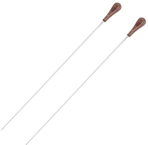 Rhythm Band Musik Regisseur Dirigent CONDUCTING Taktstock Holz Fiberglasstiel 2 Pcs