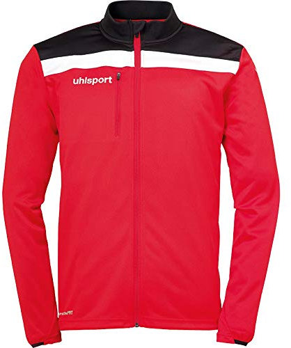 uhlsport Herren Jacke Offense 23 Jacke, Rot/Schwarz/Weiß, L, 100519804