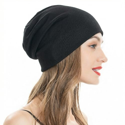 ZLYC Damen Sommer Slouch Beanie Leicht Chemo Strickmützen Weich Mütze | leichte atmungsaktiv