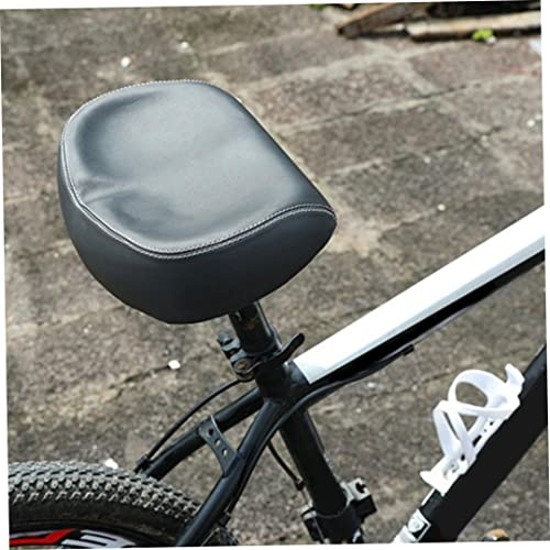 No Nose cykelsadel bred stor cykelsadel universell ersättning mjuk MTB dyna svart sittpaket