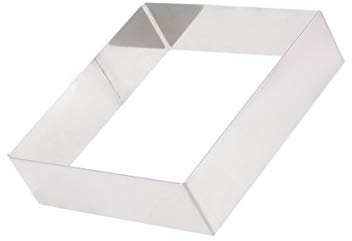 Kichvoe Runder Mousse-tortenring Aus Edelstahl Kuchenringe Zum Backen Dessert-ringform Bakeoutform Backwerkzeug Silber