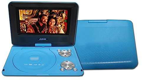 Lecteur DVD Mobile ultra-mince de 7 pouces avec petit lecteur Evd de voiture portable pour téléviseur prenant en charge la lecture de plusieurs formats,D