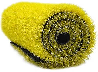 pujindu Kunstrasen, Läuferteppiche Für Den Außenbereich, Teppich Aus Kunstgras Für Den Innen- Und Außenbereich, Realistische Kunstrasen-Rasenmatte, Selbstentleerend (Farbe : Gelb, Größe : 19.6x59in)