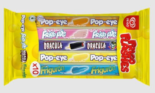 Flash Frigo, Polos Líquidos para Congelar, Polines 18 Bolsas de 10 Unidades 180 Unidades