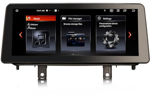 Erisin 12.3 8+128GB 8 Núcleo Android 13 Estéreo de Automóvil Autoradio para BMW X5 F15 Sistema NBT Soporte GPS Navi Carplay IPS WiFi Dab+ DSP Bluetooth 5.0 SWC Pantalla táctil OBD2 Radio