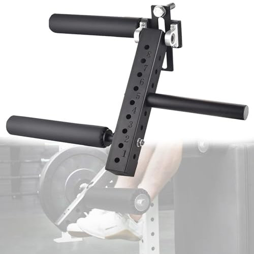 Quixnova Beincurl-Beinstrecker-Aufsatz für das Training der Beinmuskulatur des Unterkörpers, mit Gewichtsscheiben für 5 cm Durchmesser, Beinstrecker- und Curl-Maschine für das Fitnessstudio,1.6cm