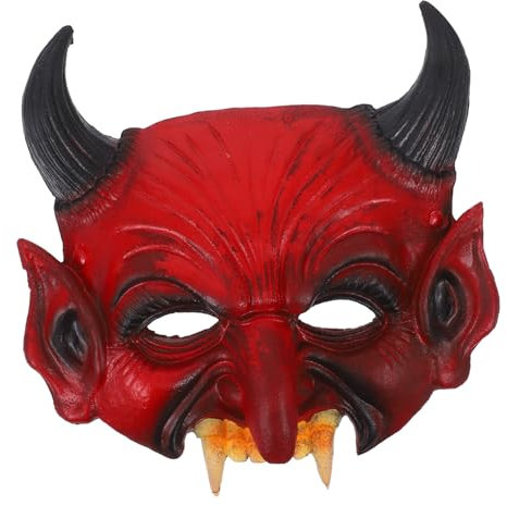 UPKOCH Masque De Démon Pour Halloween Accessoire Cosplay Masque Décoratif De Fête Démon Pour Carnaval Et Événements
