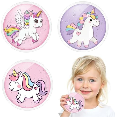 Flintronic 3 Gel Ice Pack Cold Compress for Kids, Ice Pads Round Cold Compress Ice Bag, Reusable, for Teeth, Eye (Diameter 12 cm)