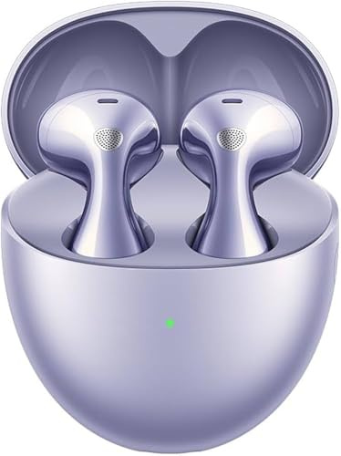 HUAWEI FreeBuds - 6 auricolari wireless, vestibilità aderente, suono vero a doppio driver, chiamate stabili e chiare, ANC aperto, durata della batteria 36H, resistente all'acqua IP54, iOS e Android