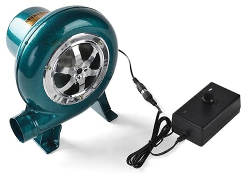 Soplador De Barbacoa - Soplador De Aire Eléctrico Centrífugo, Turbina Soplador De Castillos Hinchables, Parrilla del Encendedor del Carbón De La Fan(30W)