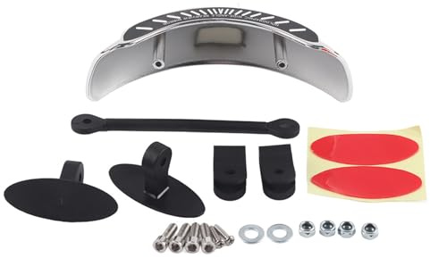 Yinhing Miroir de Moto, Rétroviseur à Moto 180 Ultra Grand Angle Central Écran Mot à Miroir Central pour Sport Bike Street