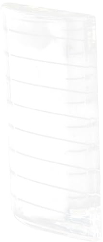 Operitacx Paleta de Soporte para Pestañas Placa de Cristal Redondeada, Bandeja para Extensiones, Herramienta para Maquillaje de Pestañas para Técnicos