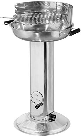 Griglia a carbone tepro griglia a colonna in acciaio inox Hartford, superficie della griglia: circa 39 cm Ø