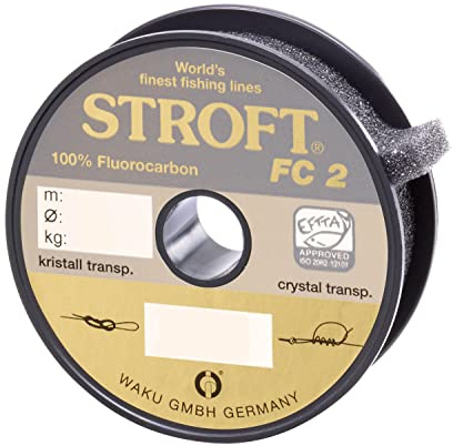 STROFT Fluorocarbon Angelschnur FC2 250m Transparent