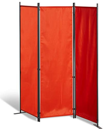 GRASEKAMP Qualität seit 1972 Stellwand 165x170 cm dreiteilig - Terra - Paravent Raumteiler Trennwand Sichtschutz