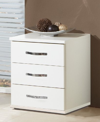 Wimex 078317 Duo Kommode 3 Schubladen Holz Alpinweiß 40 x 46 x 55 cm
