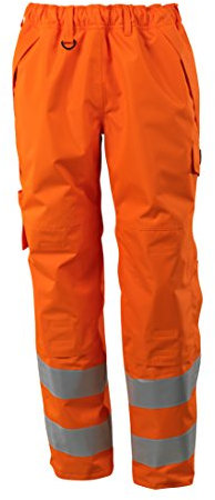 Mascot 15590-231-14-XL Arbeits Überziehhose mit Knietaschen Klasse 2, Hi-vis orange, XL