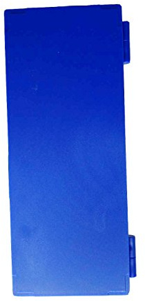 MUHWA Objektträger-Aufbewahrungsbox, 50 Positionen, Kunststoff, Blau