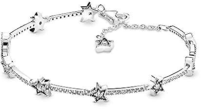 Pandora Passions Star sterlingsilver armband med klar kubisk zirkonia