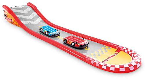 Intex Racing Fun Slide, 221 x 47 x 30 Pulgadas, para Mayores de 6 años