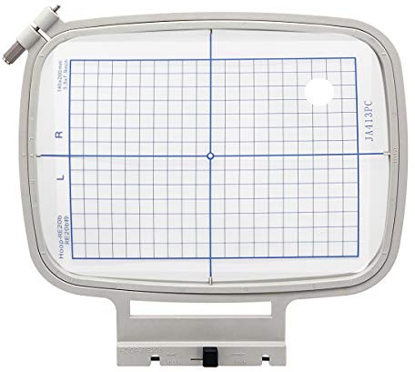 Sew Tech Stickrahmen für Janome, 140 x 200 mm, RE20b Rahmen | Passend für MC 550E 500E 450E 400E Janome Memory Craft; Elna eXpressive 830 830L Creative Edition Stickmaschine