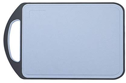 Durable Planches à Découper Avec Pieds antidérapants et Grooves de jus, balle de riz Planche à découper en plastique haut de gamme, coupe en plastique Conseil réversible Planche à découper Planches à