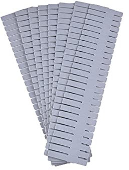 ENJY Schubladentrenner ACHTEN Schubladenteiler Aufbewahrungsbox Kunststoffgitter Einstellbar Kunststoffteiler Haushaltsspeicher-Make-up (Color : 8 PCS Gray, Size : 37x7cm)