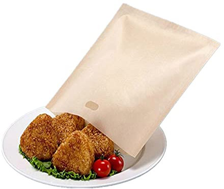 ENJY Toaster Bags 12PCS/15PCS/20PCS Non-stick Toaster Bag, Used For Toasting Cheese Sandwich Blocks, Heat-resistant, Gluten-free, Reusable Toast Bag (Color : 15PCS, Size : 16x16.5cm)