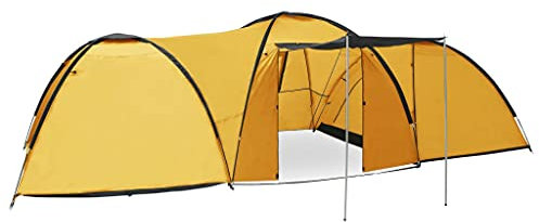 Dieser Artikel - Camping-Iglu-Zelt 650x240x190 cm 8 Personen Gelb-Nice Safehappy