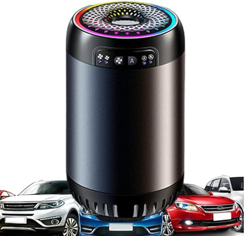 Diffuseur d'aromathérapie pour voiture, désodorisant d'air de voiture avec lumière | Diffuseur d'aromathérapie LED rechargeable, parfum de voiture avec batterie, parfum automatique portable avec