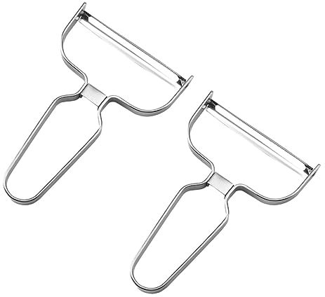 SHOWERORO 2piezas Rallador De Cuchillo Para Pelar Pelador De Verduras Portátil Pelador De Cocina Portátil Para Pelar y Patatas