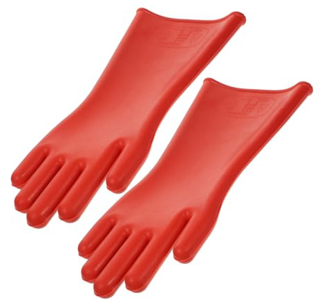 HOMSFOU Isolants Caoutchouc Haute Tension Pour Électricien Travail Robustes Et Durables Protection Professionnelle Pour Travaux Électriques Hivernaux
