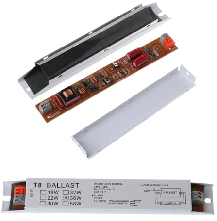 YETGFBH Ballast Elettronico,Electronic Ballast 2 pezzi 36W ballast elettronico ad alta efficienza con avvio istantaneo for 1 lampada fluorescente