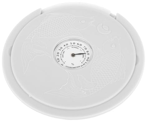 ZJchao Guitar Humidity Meter, Guitar Hygrometer ABS Humidifier Humidifier Packs With Its Lightweight and Compact Design for Acoustic Care, Ensuring That Your (White)