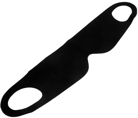 Schlafmaske für Frauen aus Latex, Sanft, Atmungsaktiv, Schwarz