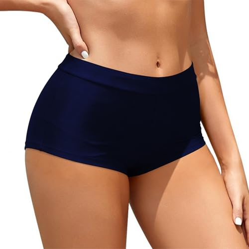 Rayson Bas de Maillot de Bain Femme Simple Eté Bas de Bikini Classique Curvy Maillot de Bain à Taille Moyenne