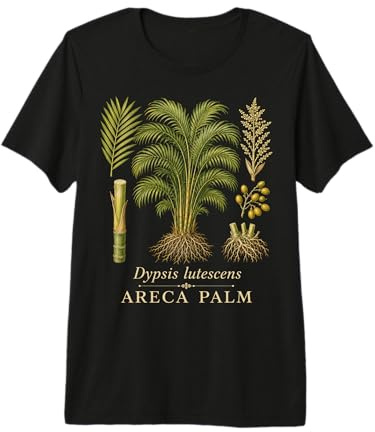 Areca Palm Botanical Plant Vintage Style Premium T-Shirt
