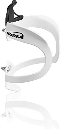 Ibera Bicycle Lightweight Aluminum Water Bottle Cage, White