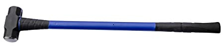 Bon Sledge Hammer 20 lb. with 34 in. Fiberglass Handle, Forged Carbon Steel Head, #2 Eye Heavy-Duty Demolition & Construction Hammer
