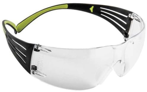 3M 10078371662117 Secure Fit 400 Series - Gafas de seguridad estándar. Color: verde/negro