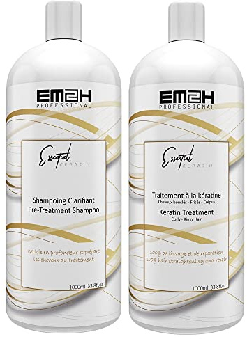 Essential Keratin Haarglättungs-Set, 1000 ml